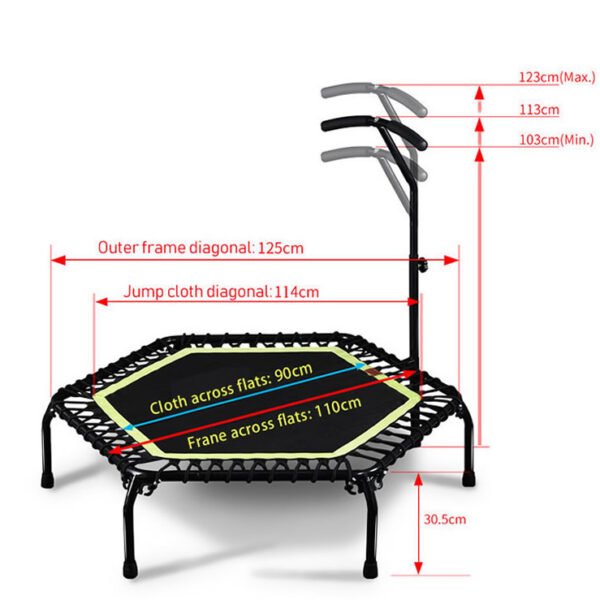Hex Exercise Trampoline (42 Inches) - Image 3