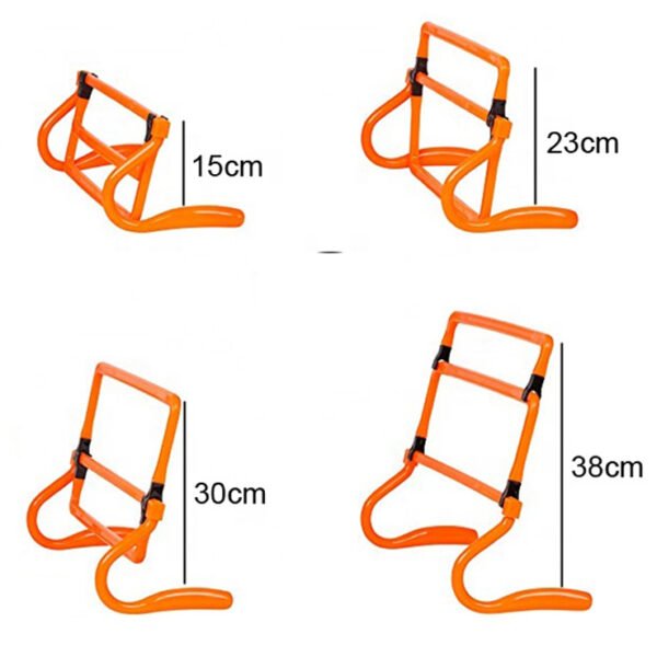 Height Adjustable 15/23/30/40cm Training Hurdle (Set of 5 Pcs) - Image 2