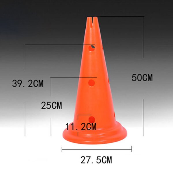 50CM Marking Cones With Hole (Pack of 6) - Image 2