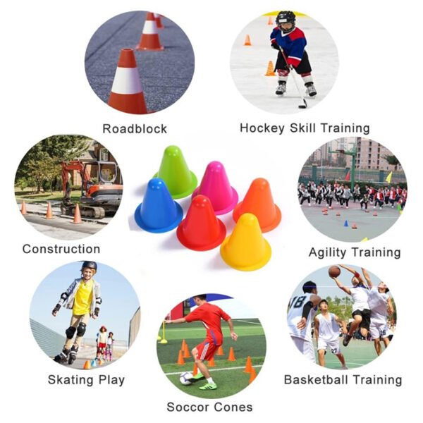 8CM Marking Cones (Pack of 10) - Image 3