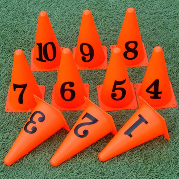 23CM Numbered Marking Cones (Pack of 10)