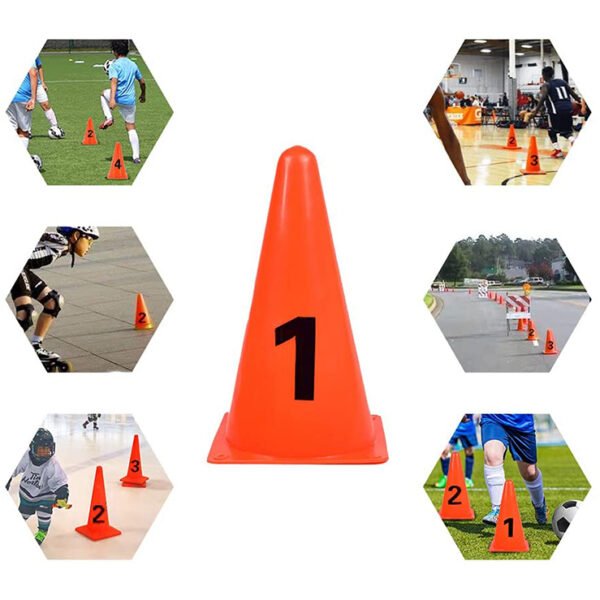 23CM Numbered Marking Cones (Pack of 10) - Image 4